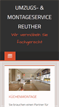 Mobile Screenshot of moebelmontagen-reuther.de